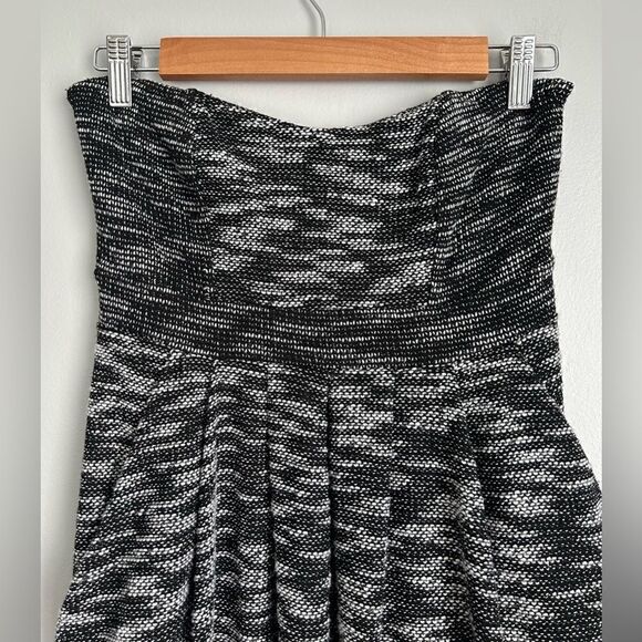 Free People Nyima Black & White Tweed Dress - Picture 3 of 11